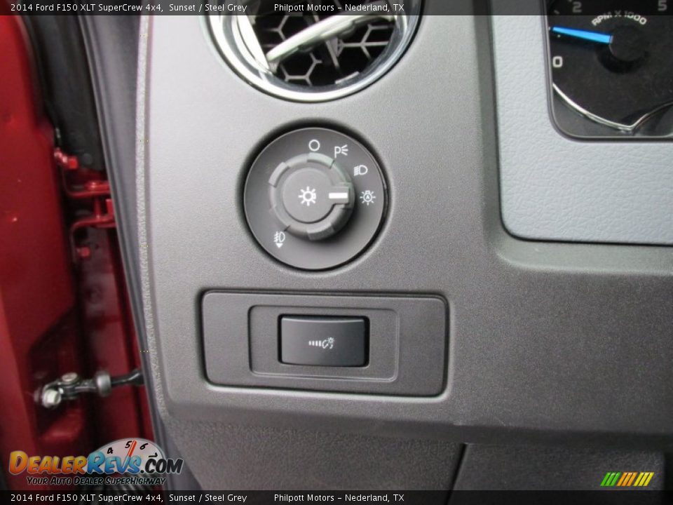 2014 Ford F150 XLT SuperCrew 4x4 Sunset / Steel Grey Photo #36