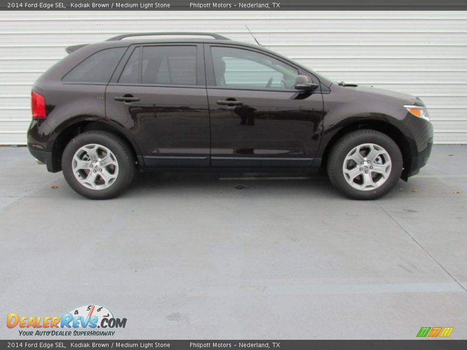 2014 Ford Edge SEL Kodiak Brown / Medium Light Stone Photo #3