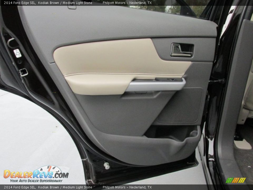 2014 Ford Edge SEL Kodiak Brown / Medium Light Stone Photo #22