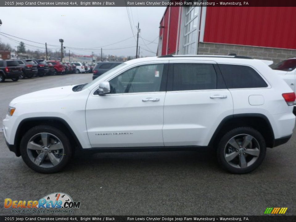 2015 Jeep Grand Cherokee Limited 4x4 Bright White / Black Photo #2