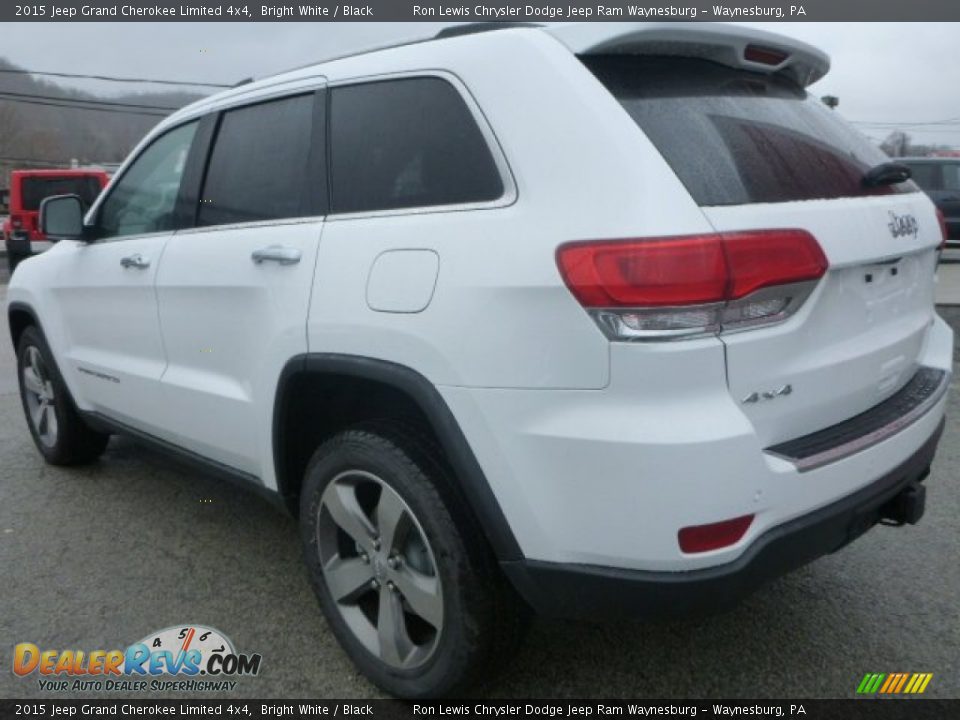 2015 Jeep Grand Cherokee Limited 4x4 Bright White / Black Photo #3