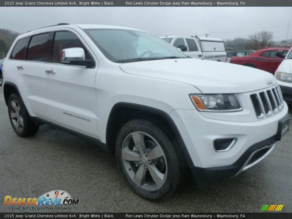 2015 Jeep Grand Cherokee Limited 4x4 Bright White / Black Photo #7
