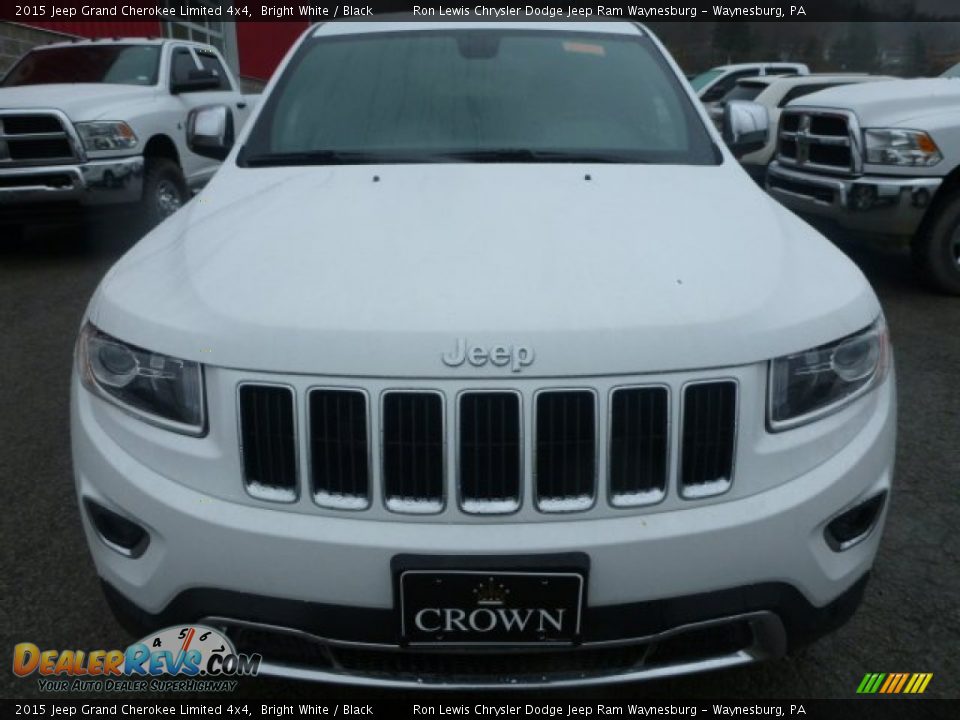 2015 Jeep Grand Cherokee Limited 4x4 Bright White / Black Photo #8