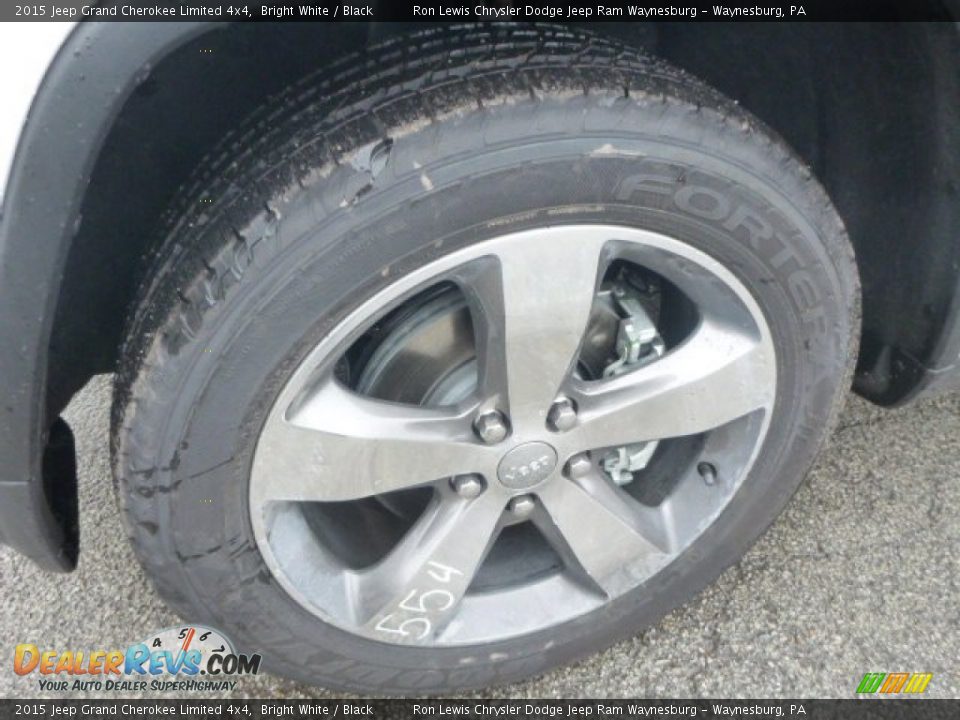 2015 Jeep Grand Cherokee Limited 4x4 Bright White / Black Photo #9