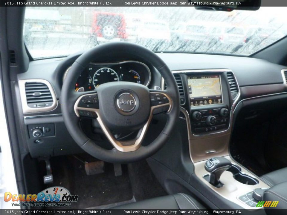 2015 Jeep Grand Cherokee Limited 4x4 Bright White / Black Photo #12