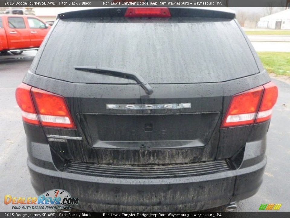 2015 Dodge Journey SE AWD Pitch Black / Black Photo #4