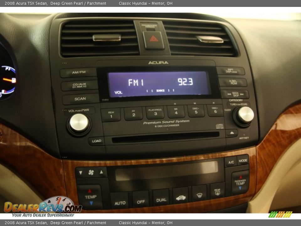 Controls of 2008 Acura TSX Sedan Photo #8