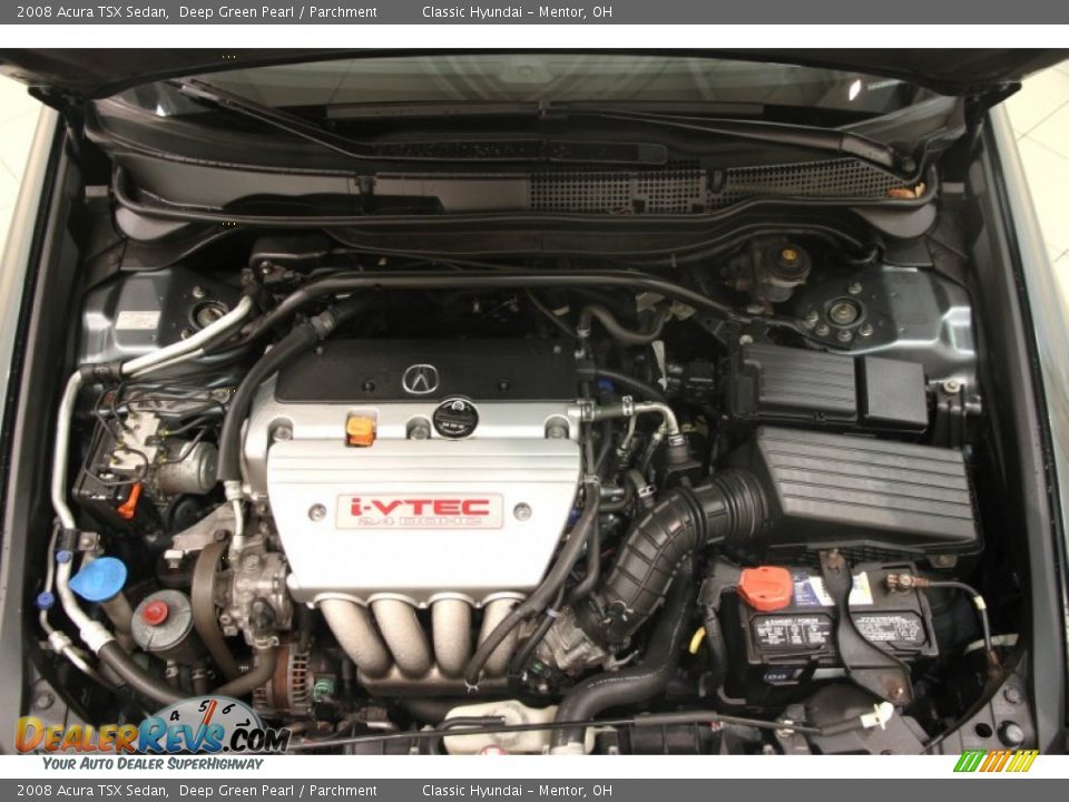 2008 Acura TSX Sedan 2.4 Liter DOHC 16V i-VTEC 4 Cylinder Engine Photo #15