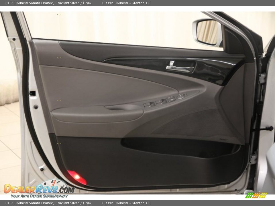 2012 Hyundai Sonata Limited Radiant Silver / Gray Photo #4