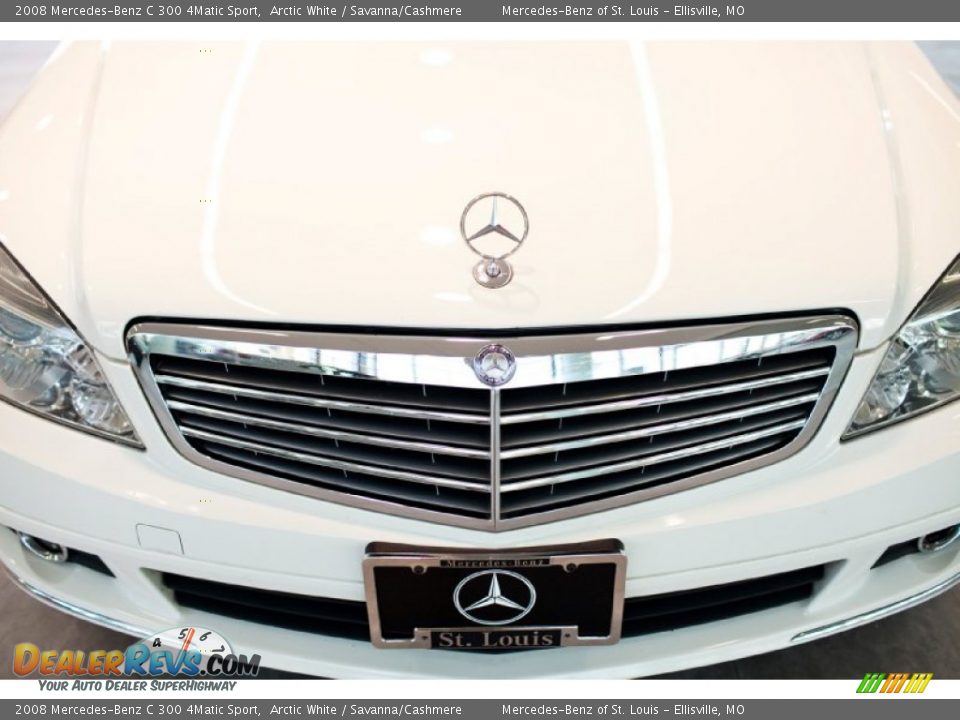 2008 Mercedes-Benz C 300 4Matic Sport Arctic White / Savanna/Cashmere Photo #11
