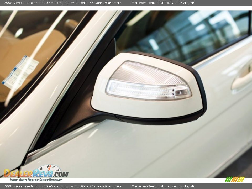 2008 Mercedes-Benz C 300 4Matic Sport Arctic White / Savanna/Cashmere Photo #13