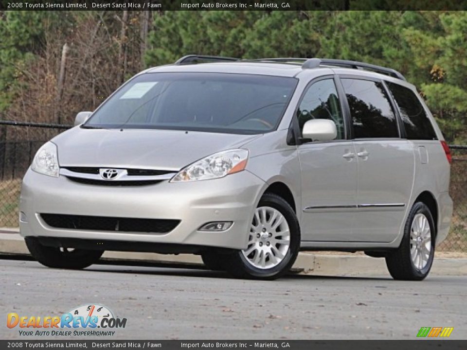 2008 Toyota Sienna Limited Desert Sand Mica / Fawn Photo #1