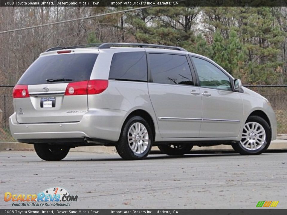2008 Toyota Sienna Limited Desert Sand Mica / Fawn Photo #2