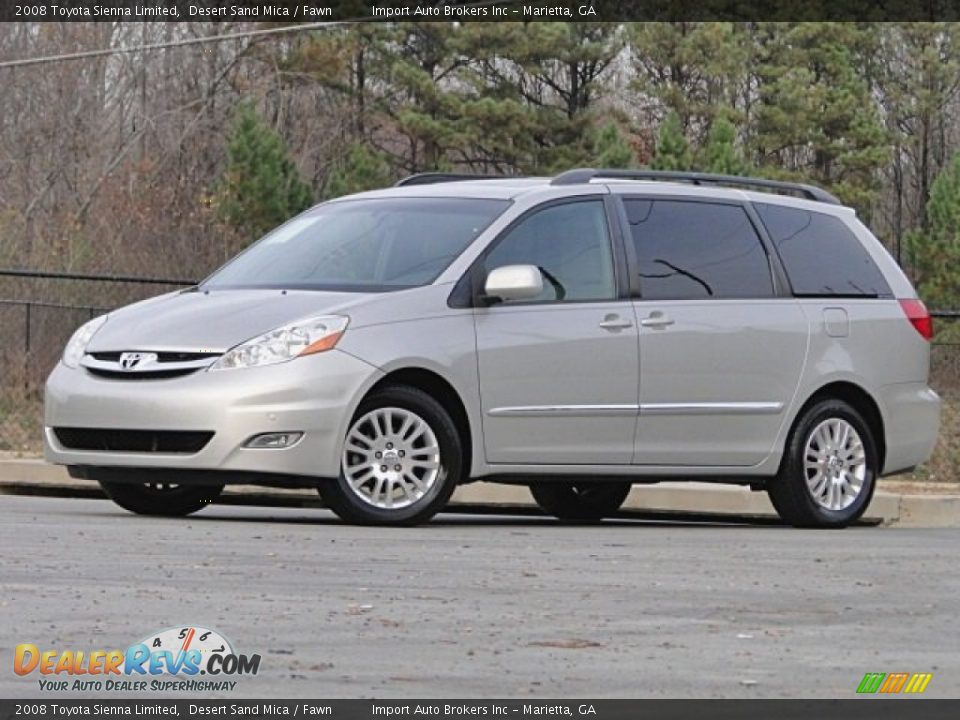 2008 Toyota Sienna Limited Desert Sand Mica / Fawn Photo #3