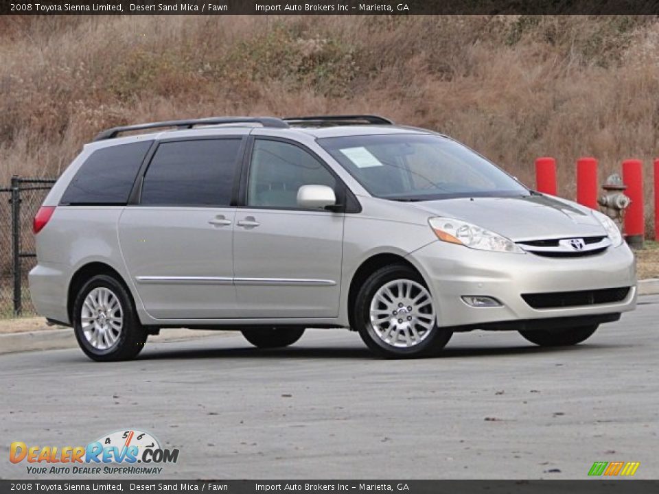 2008 Toyota Sienna Limited Desert Sand Mica / Fawn Photo #5