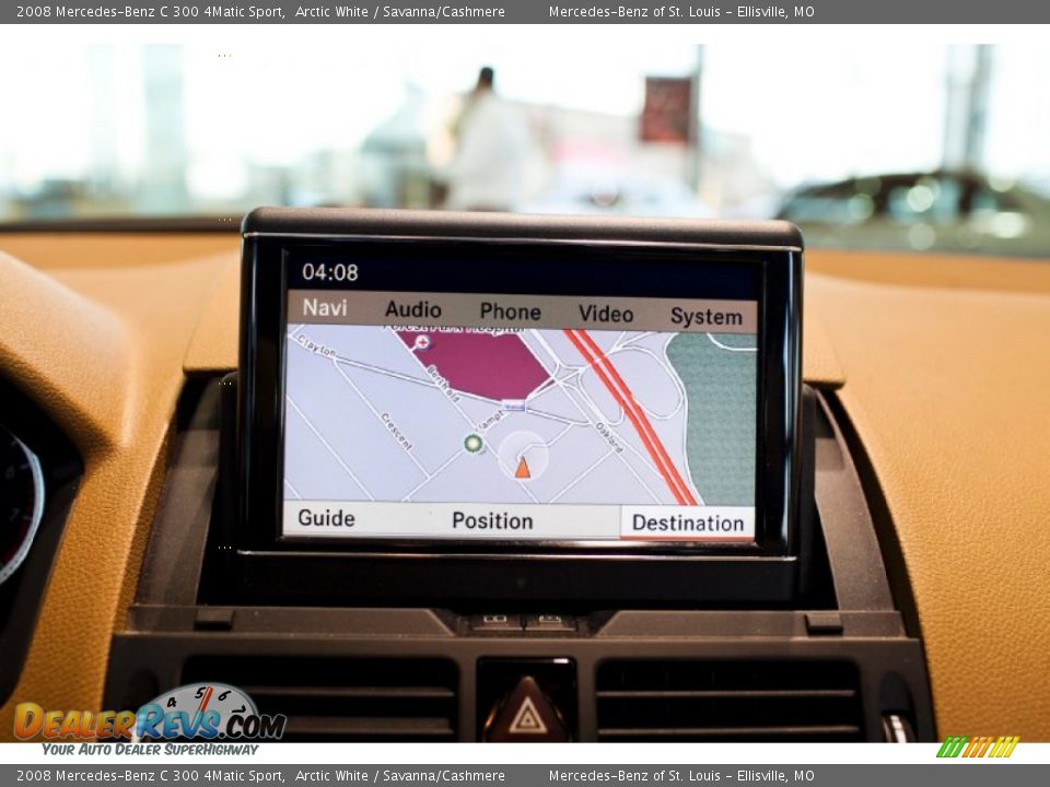 2008 Mercedes-Benz C 300 4Matic Sport Arctic White / Savanna/Cashmere Photo #25