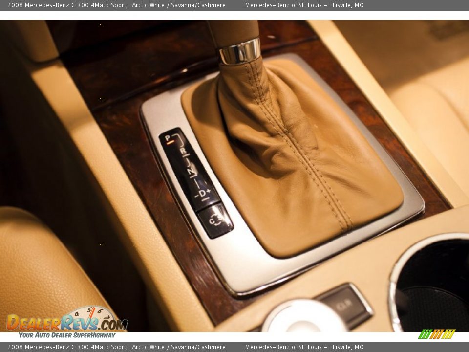 2008 Mercedes-Benz C 300 4Matic Sport Arctic White / Savanna/Cashmere Photo #29