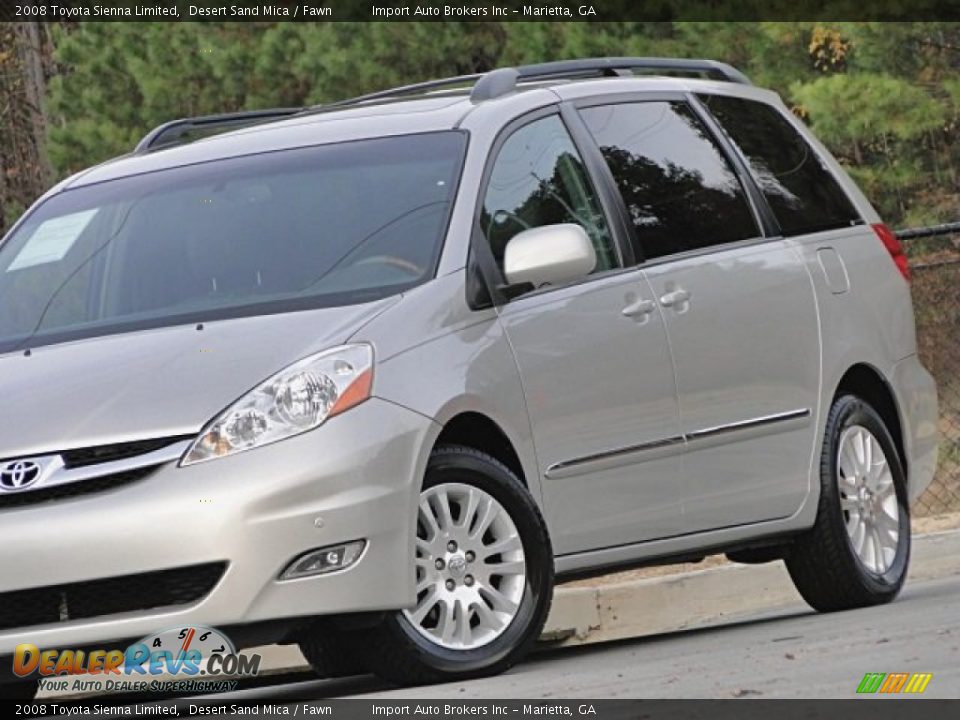 2008 Toyota Sienna Limited Desert Sand Mica / Fawn Photo #20