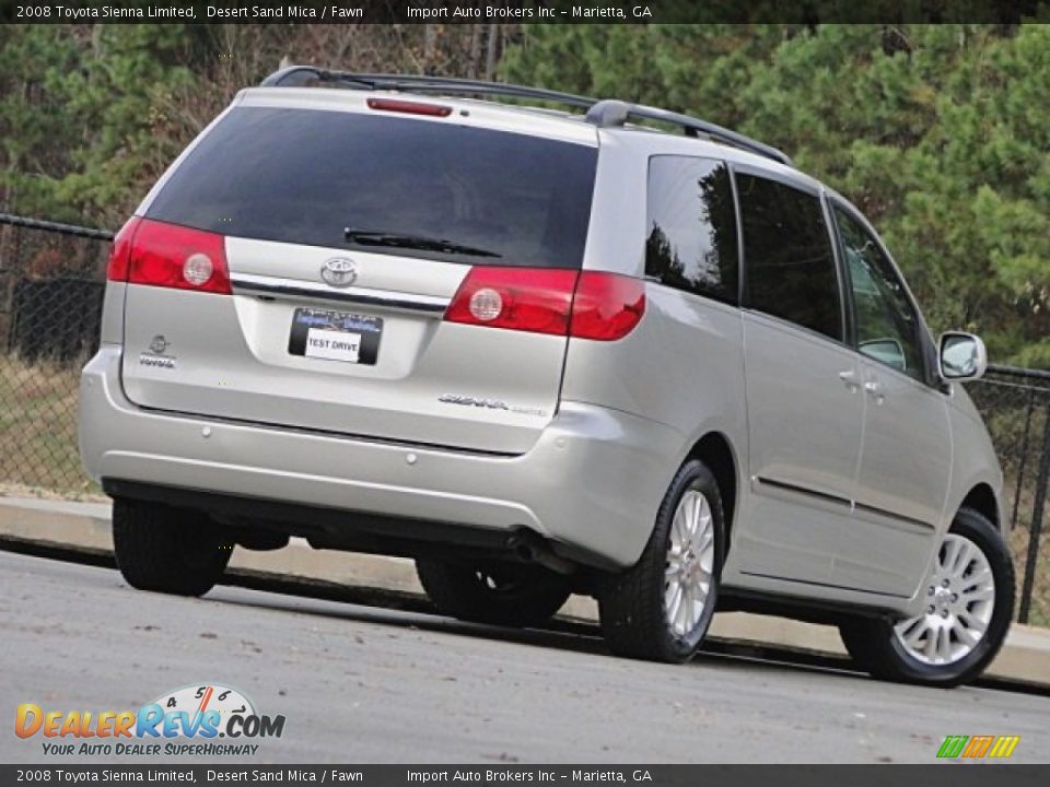 2008 Toyota Sienna Limited Desert Sand Mica / Fawn Photo #25