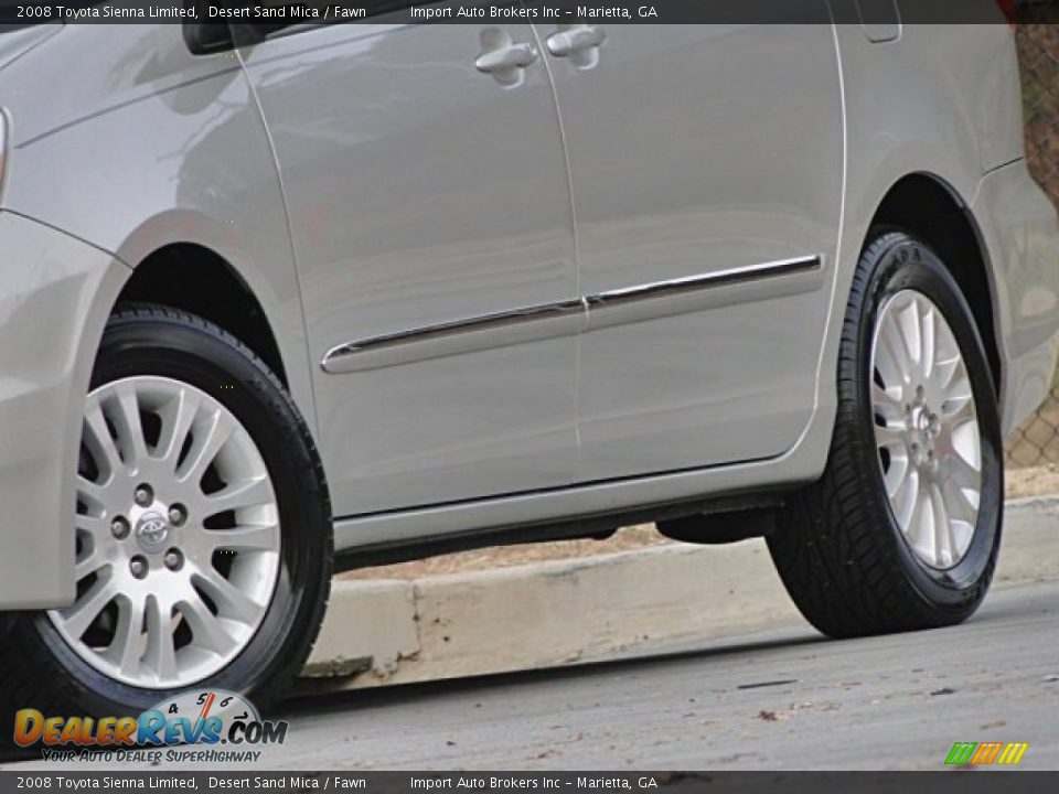 2008 Toyota Sienna Limited Desert Sand Mica / Fawn Photo #33