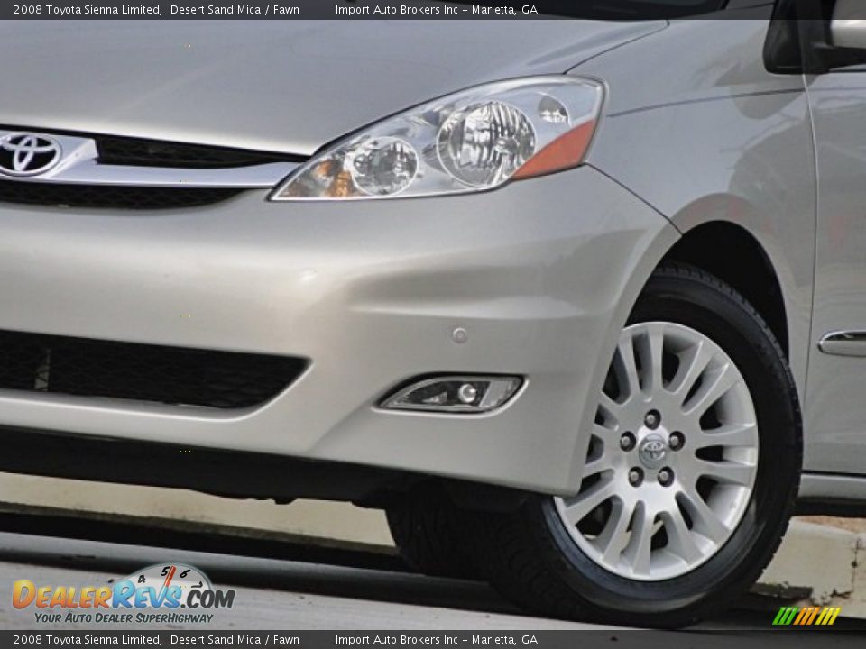 2008 Toyota Sienna Limited Desert Sand Mica / Fawn Photo #34