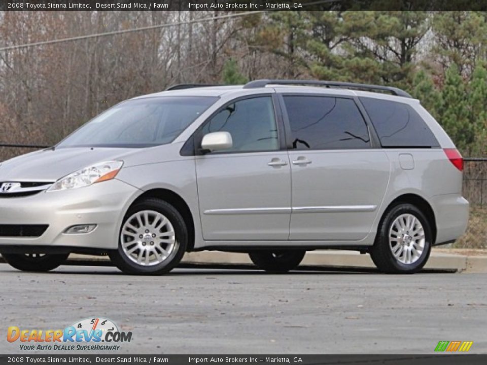 2008 Toyota Sienna Limited Desert Sand Mica / Fawn Photo #35