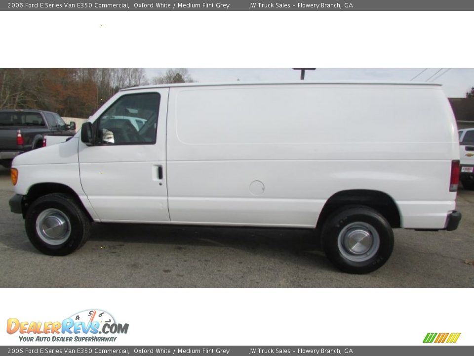 2006 Ford E Series Van E350 Commercial Oxford White / Medium Flint Grey Photo #2