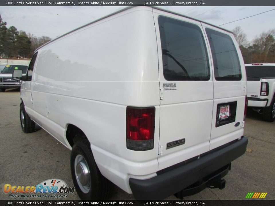 2006 Ford E Series Van E350 Commercial Oxford White / Medium Flint Grey Photo #3