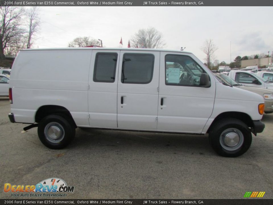 2006 Ford E Series Van E350 Commercial Oxford White / Medium Flint Grey Photo #6