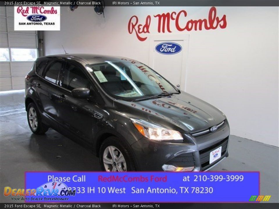 2015 Ford Escape SE Magnetic Metallic / Charcoal Black Photo #1