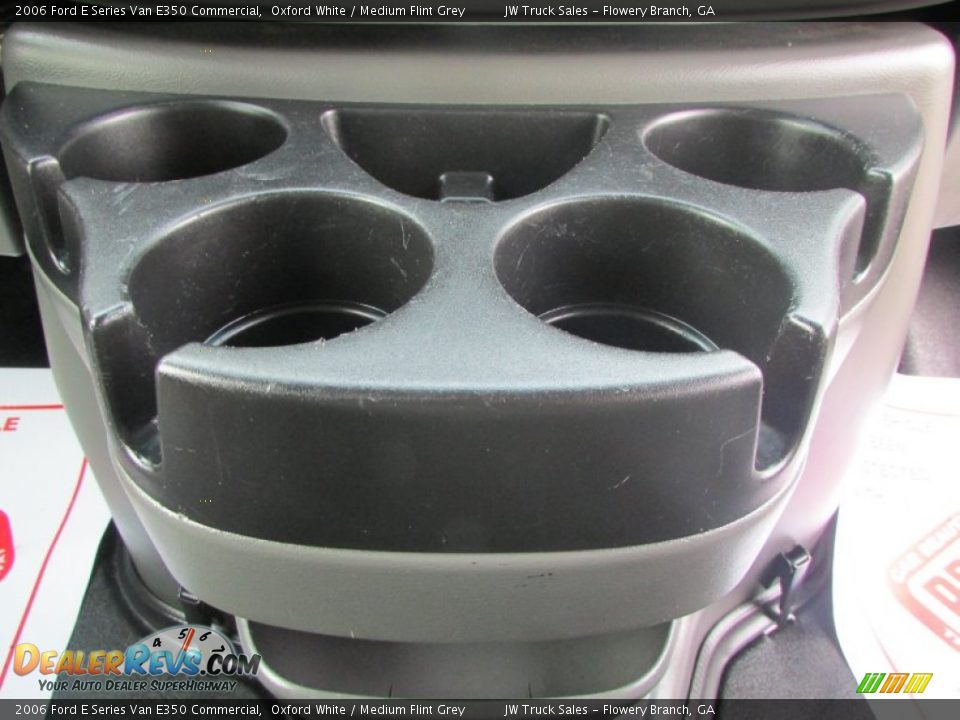 2006 Ford E Series Van E350 Commercial Oxford White / Medium Flint Grey Photo #27