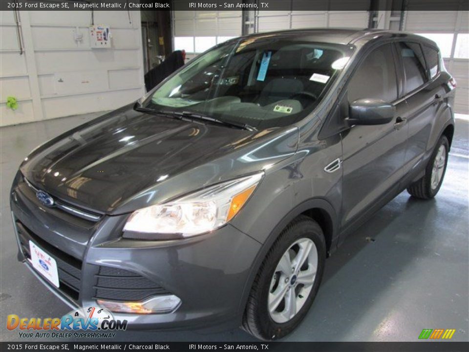 2015 Ford Escape SE Magnetic Metallic / Charcoal Black Photo #3