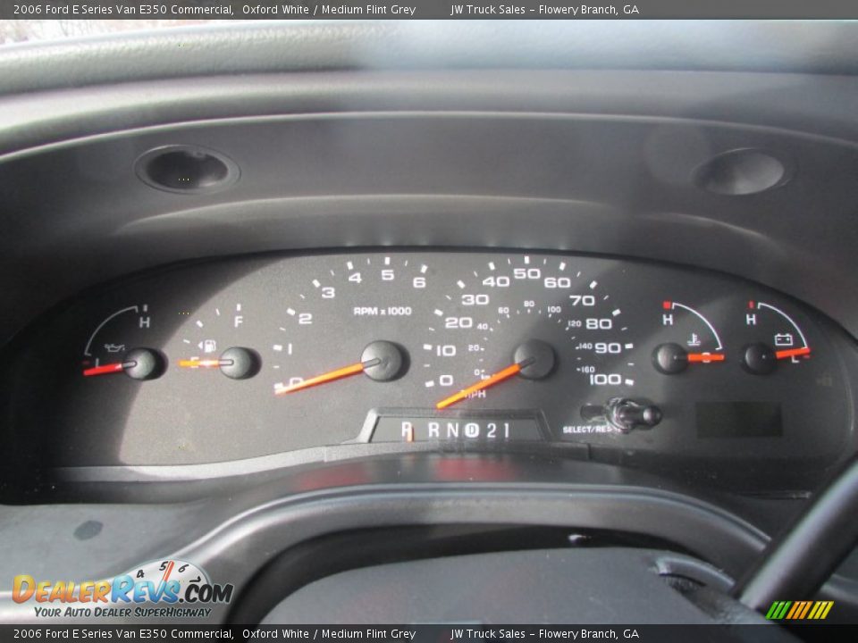 2006 Ford E Series Van E350 Commercial Oxford White / Medium Flint Grey Photo #29