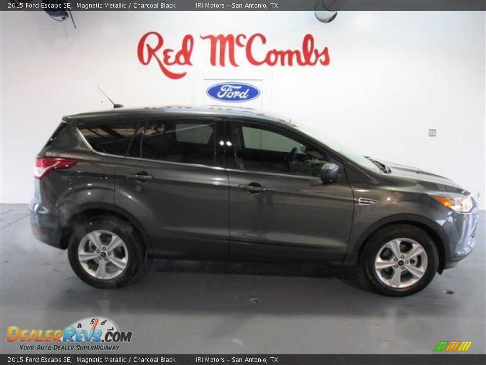 2015 Ford Escape SE Magnetic Metallic / Charcoal Black Photo #8