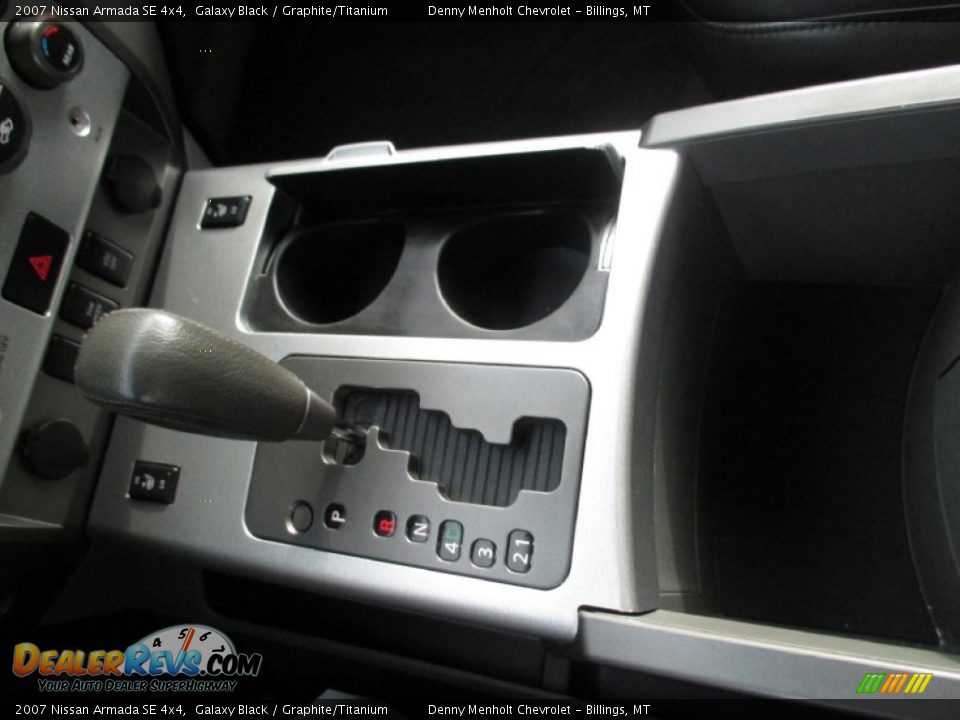 2007 Nissan Armada SE 4x4 Galaxy Black / Graphite/Titanium Photo #20