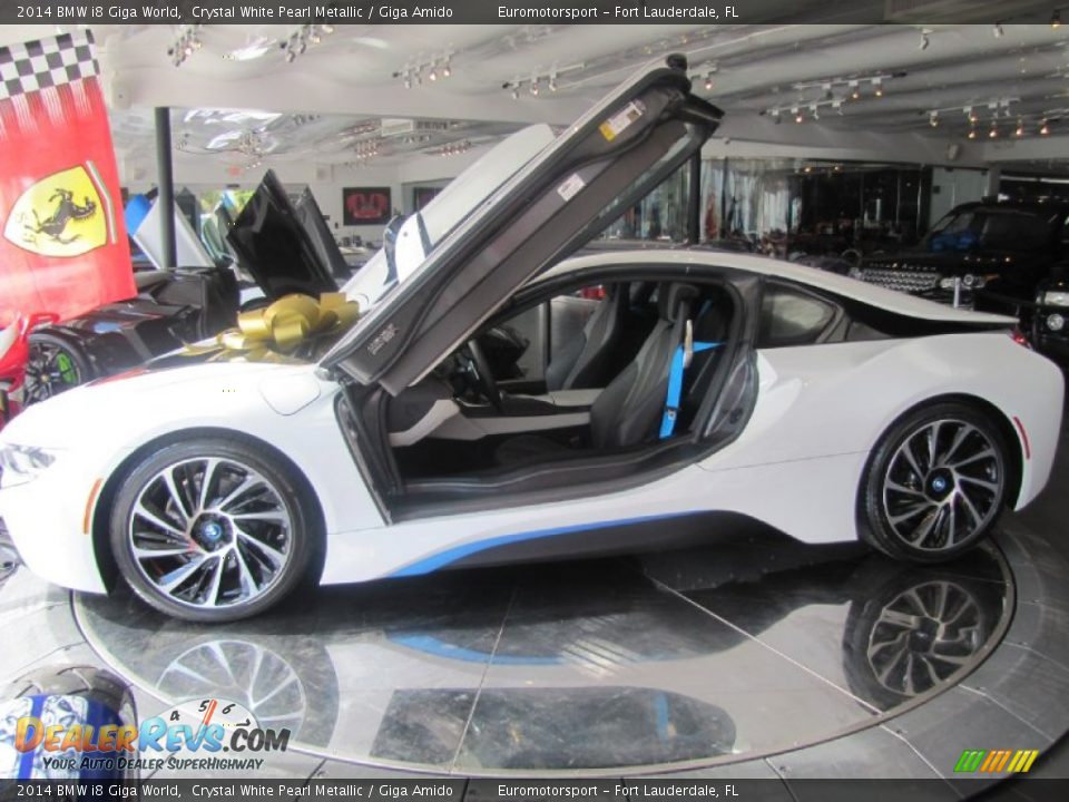 Crystal White Pearl Metallic 2014 BMW i8 Giga World Photo #2