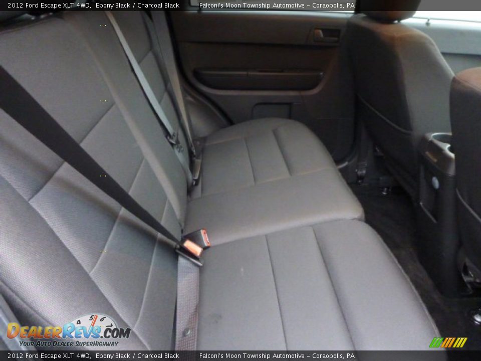 2012 Ford Escape XLT 4WD Ebony Black / Charcoal Black Photo #5