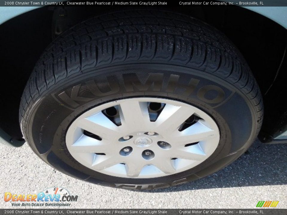 2008 Chrysler Town & Country LX Clearwater Blue Pearlcoat / Medium Slate Gray/Light Shale Photo #16