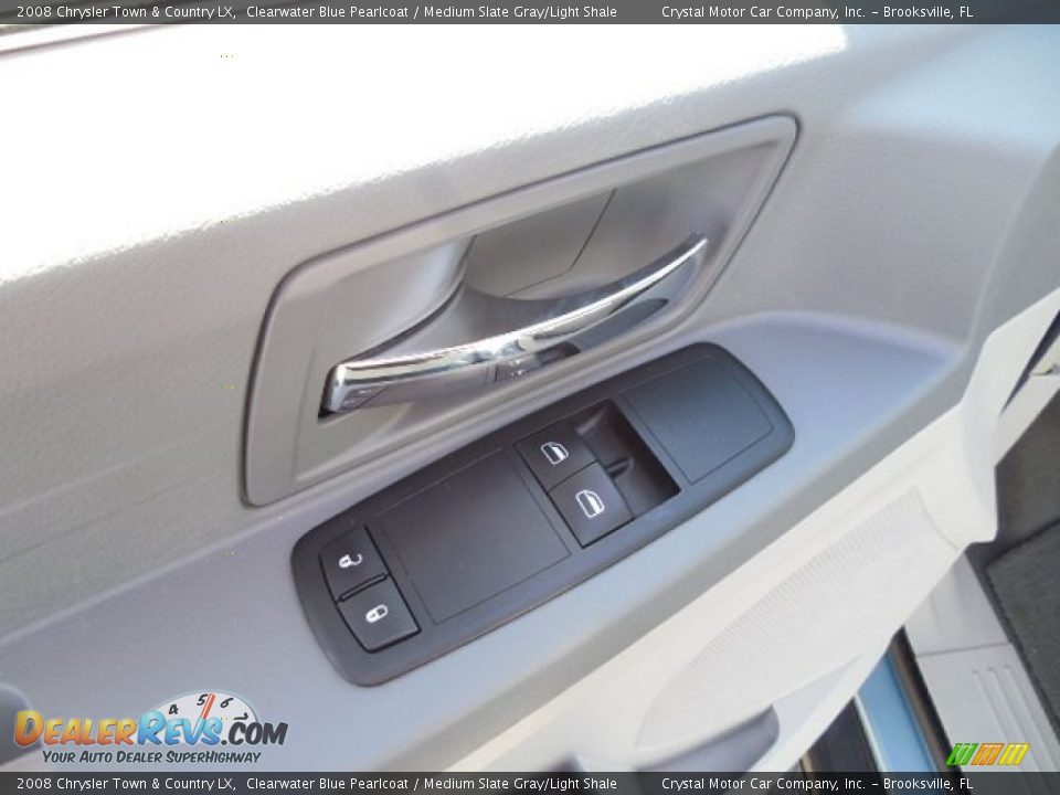 2008 Chrysler Town & Country LX Clearwater Blue Pearlcoat / Medium Slate Gray/Light Shale Photo #19