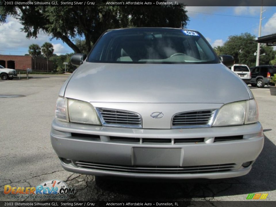 2003 Oldsmobile Silhouette GLS Sterling Silver / Gray Photo #8