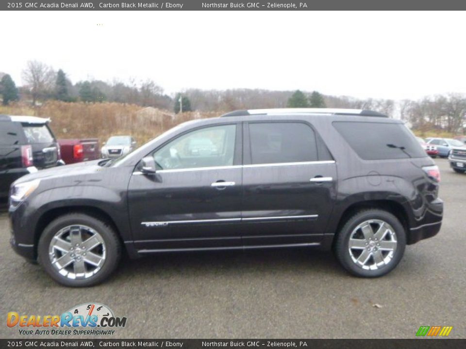 2015 GMC Acadia Denali AWD Carbon Black Metallic / Ebony Photo #2