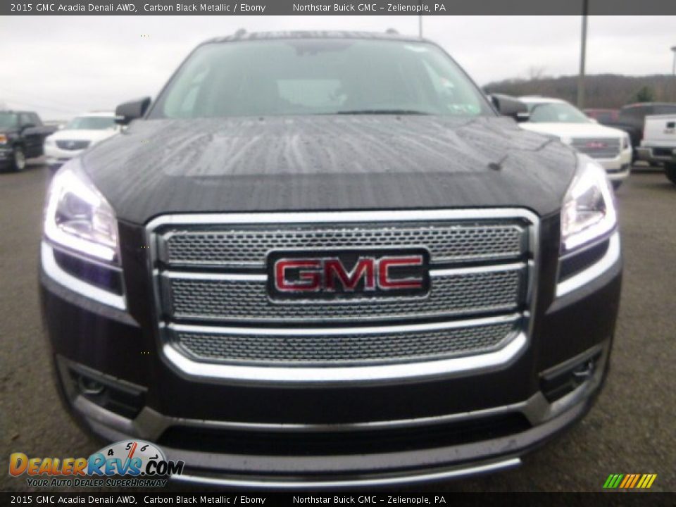 2015 GMC Acadia Denali AWD Carbon Black Metallic / Ebony Photo #8