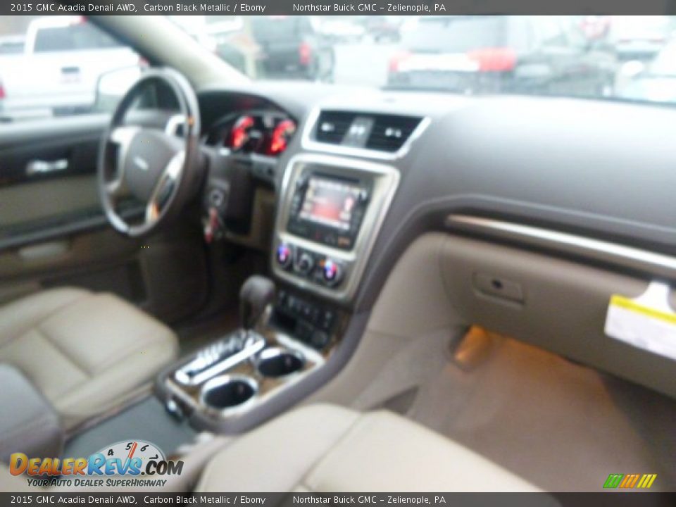 2015 GMC Acadia Denali AWD Carbon Black Metallic / Ebony Photo #11
