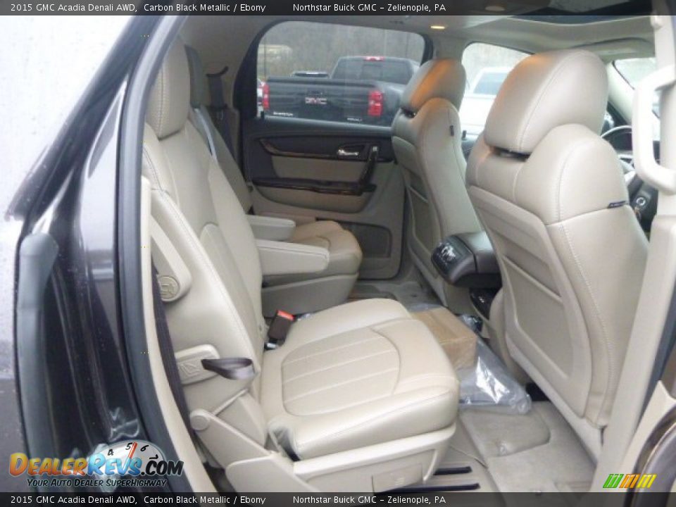 2015 GMC Acadia Denali AWD Carbon Black Metallic / Ebony Photo #13