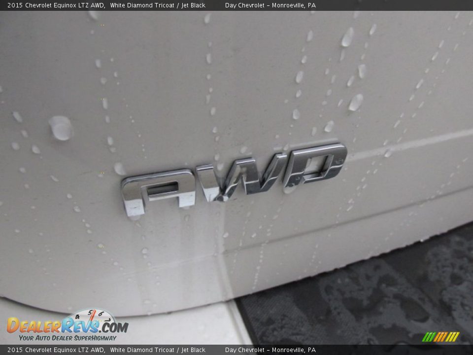 2015 Chevrolet Equinox LTZ AWD White Diamond Tricoat / Jet Black Photo #7