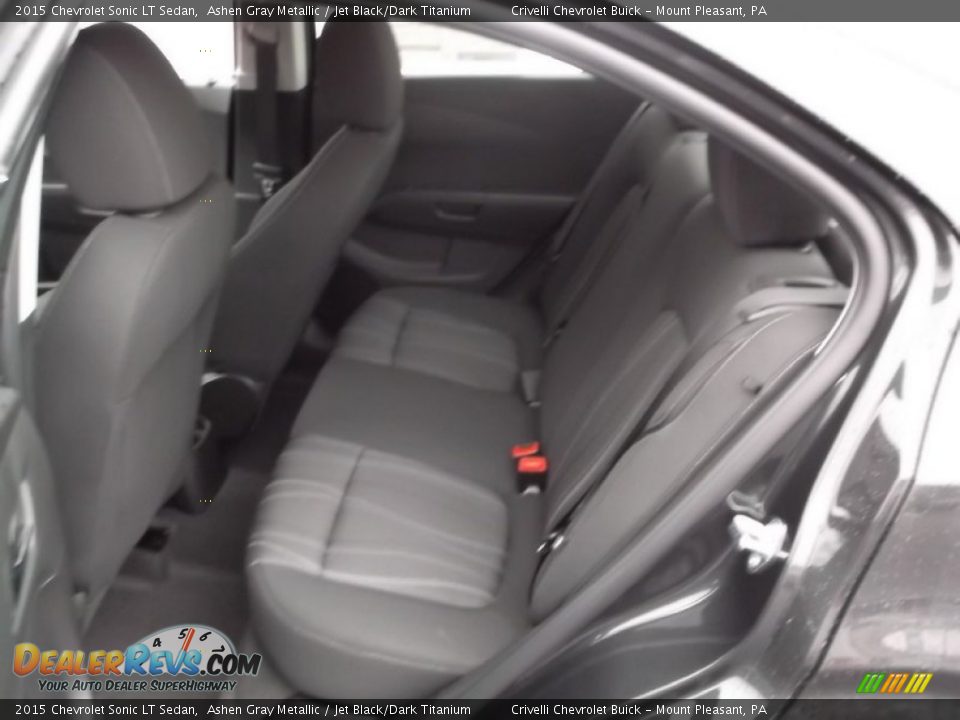 2015 Chevrolet Sonic LT Sedan Ashen Gray Metallic / Jet Black/Dark Titanium Photo #18