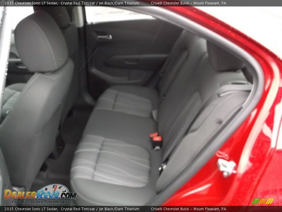 2015 Chevrolet Sonic LT Sedan Crystal Red Tintcoat / Jet Black/Dark Titanium Photo #18