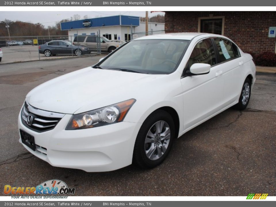 2012 Honda Accord SE Sedan Taffeta White / Ivory Photo #1