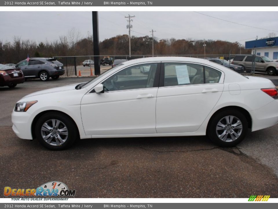 2012 Honda Accord SE Sedan Taffeta White / Ivory Photo #2
