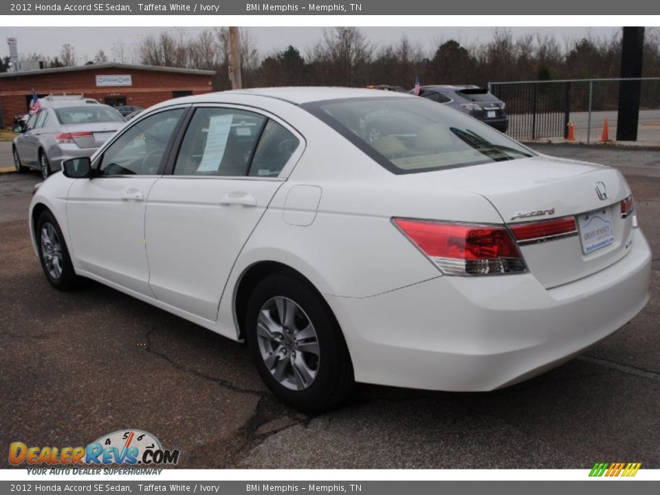 2012 Honda Accord SE Sedan Taffeta White / Ivory Photo #3